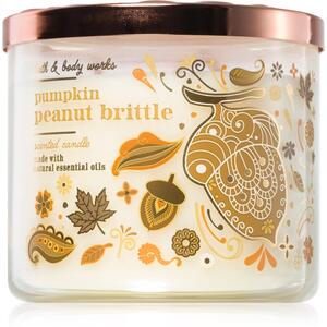 Bath & Body Works Pumpkin Peanut Brittle candela profumata 411 g