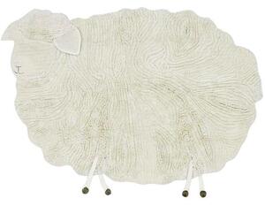 Tappeto in lana per bambini tessuto a mano con motivo a rilievo Sheep