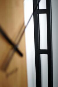 Orologio da parete di design in legno e metallo design, 50 cm