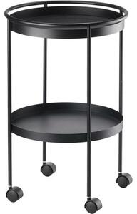 Carrello da portata rotondo in metallo Rocks