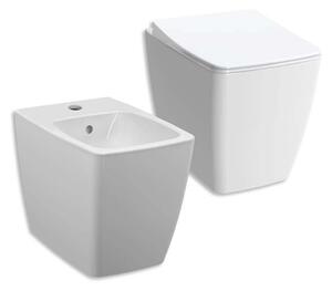 Sanitari Vitra Wc rimless e Bidet filo muro a terra