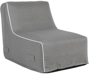 Poltrona sacco gonfiabile da giardino color grigio Rihanna