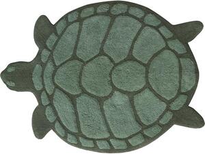 Tappeto bagno verde a forma di tartaruga Lazy