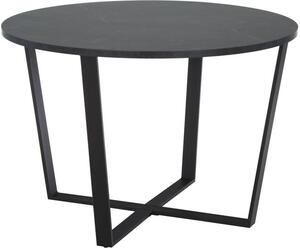 Tavolo rotondo con piano effetto marmo Amble, Ø 110 cm