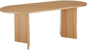 Tavolo ovale in legno Toni, 200 x 90 cm