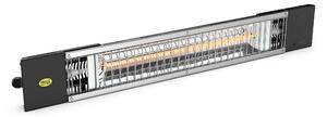 Stufa Elettrica ad Infrarossi 83x3,8x12 cm da Parete 1800W Onde Medie Moel Petalo