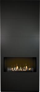 Camino a bioetanolo Xaralyn - Ambiance BCB - legno nero - potenza termica 3,5 kW - fiamme realistiche - non richiede canna fumaria
