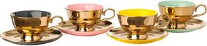 Set 4 tazzine da caffè con piattini Legacy
