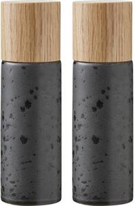 Set macina sale e pepe con coperchio Bizz 2 pz