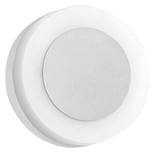 BRUMBERG 10030 applique LED esterni, tonda, bianco, Bianco / Opale, Corridoio, Alluminio