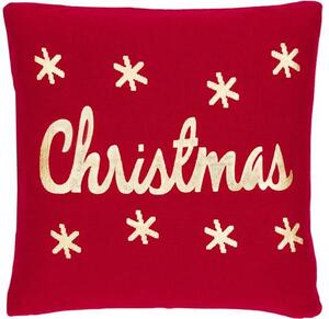 Federa natalizia a maglia con scritta Christmas