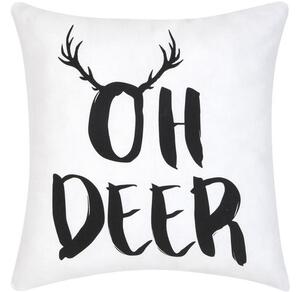 Federa arredo con scritta Oh Deer