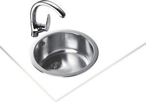 Lavello TEKA REDONDO 450 x 450 mm in acciaio inox 10108007