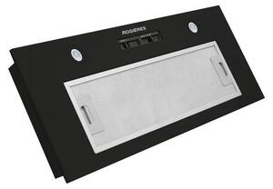 Cappa aspirante - ROSIERES RHG580/1PN/1 - 3 velocità - Larghezza 52 cm - Nero e acciaio inossidabile