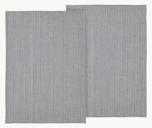 Set di 2 strofinacci in cotone Line