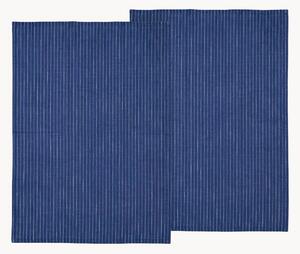 Set di 2 strofinacci in cotone Line