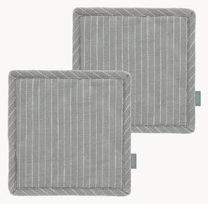 Set di 2 presine in cotone Line