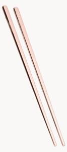Set di 12 bacchette dorate Rose Gold