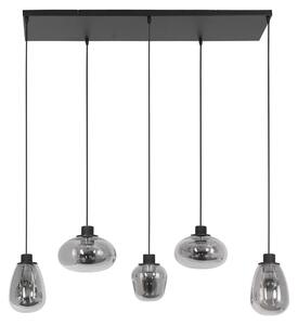 Steinhauer - lampada a sospensione - Reflexion - nero - vetro metallo - lampada di design - E27 - 3078ZW