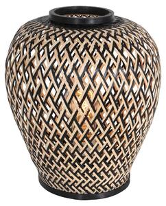 Anne Lighting - lampada da tavolo - Maze - naturale - bambù metallo - Ø 30cm - E27 - 3131BE