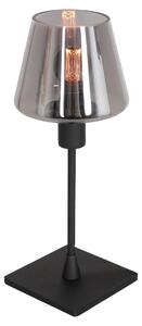 Steinhauer - lampada da tavolo - Ancilla - nero - vetro metallo - Ø 14cm - E14 - 3102ZW