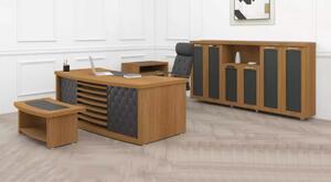Set da ufficio di design mobili in legno scrivania armadio mobili 4 pezzi