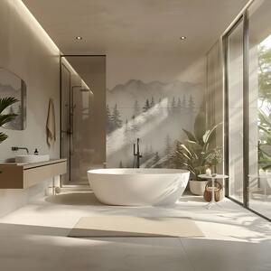 Vasca da bagno freestanding in acrilico ROMA 170
