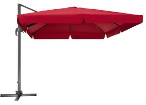 Tectake 402996 ombrellone cinzia - rosso vino