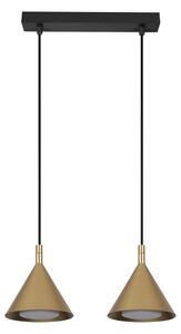 Brilagi - Lampadario a cavo CONE DOUBLE 2xGX53/15W/230V oro