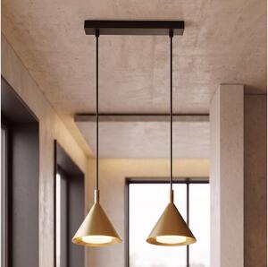 Brilagi - Lampadario a cavo CONE DOUBLE 2xGX53/15W/230V oro
