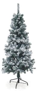 Albero di Natale Artificiale Innevato 180 cm 500 Rami Soriani Sestriere Verde