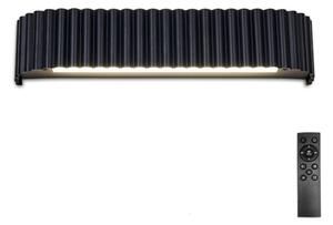 Brilagi - Lampada da parete dimmerabile a LED FALCON MODERN LED/14W/230V 40 cm nera + telecomando