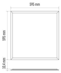 Pannello LED da incasso PROFI PLUS LED/40W/230V
