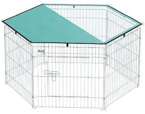 PawHut Recinto per Animali Domestici con Copertura Impermeabile 6 Moduli 59 x 60cm|Aosom