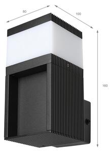 Lampada da parete per esterni VESPER 1xG9/5W/230V IP44 nera