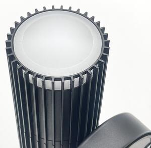 Faretto da parete per esterni LANTHEA 1x GU10/11W/230V IP44 nero