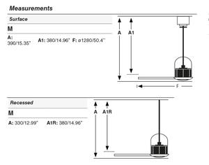 FARO 33436WT1N - Ventilatore LED dimmerabile WEAVER M 16W/230V, diametro 128 cm, marrone/ottone, con telecomando incluso
