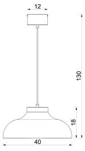 Lampadario a cavo BASCA 1xE27/15W/230V bordeaux