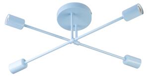 Lampadario a plafone CAMBRIDGE 4xE27/15W/230V blu