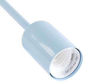 Lampadario a plafone CAMBRIDGE 4xE27/15W/230V blu