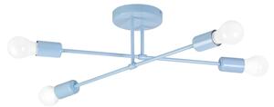 Lampadario a plafone CAMBRIDGE 4xE27/15W/230V blu