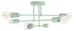 Plafoniera CAMBRIDGE 6xE27/15W/230V verde