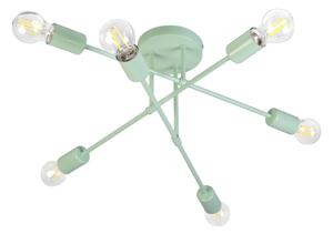 Plafoniera CAMBRIDGE 6xE27/15W/230V verde