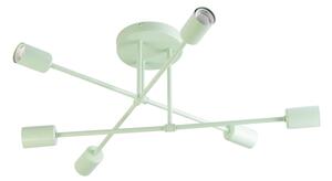 Plafoniera CAMBRIDGE 6xE27/15W/230V verde