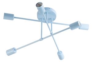 Plafoniera CAMBRIDGE 6xE27/15W/230V blu