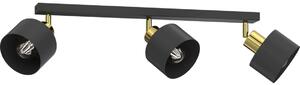 Faretto orientabile PARKLA 3xE27/15W/230V nero