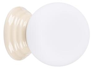Lampada da parete beige in ceramica ø 12 cm Farsa – Sollux