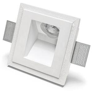 Faretto incasso gesso belfiore 9010 pegaso 4179.35 gu10 led ip20 lampada parete segnapasso cartongesso muratura - Belfiore - 9010
