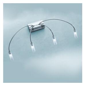 Outlet applique il-pioggia 4 g4 metallo cromo lampada parete moderno interno - Lampadari Bartalini Outlet