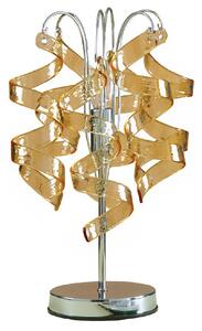 Abat-jour moderna padana lampadari marilyn 271 lg e14 led metallo vetro lampada tavolo - Padana Lampadari
